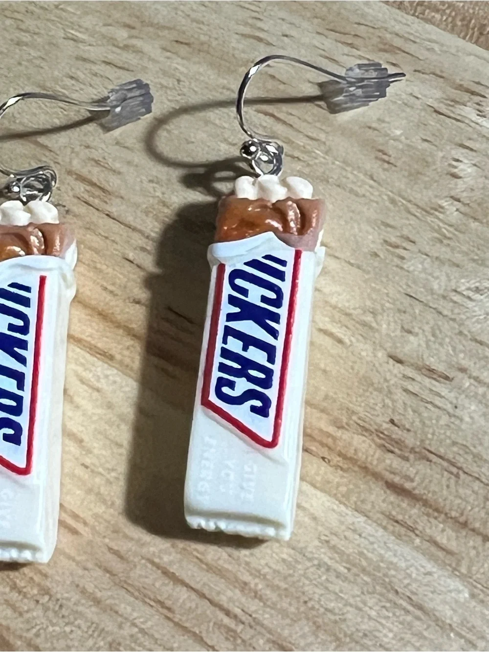 Snickers Bar Earrings Novelty dangling E218